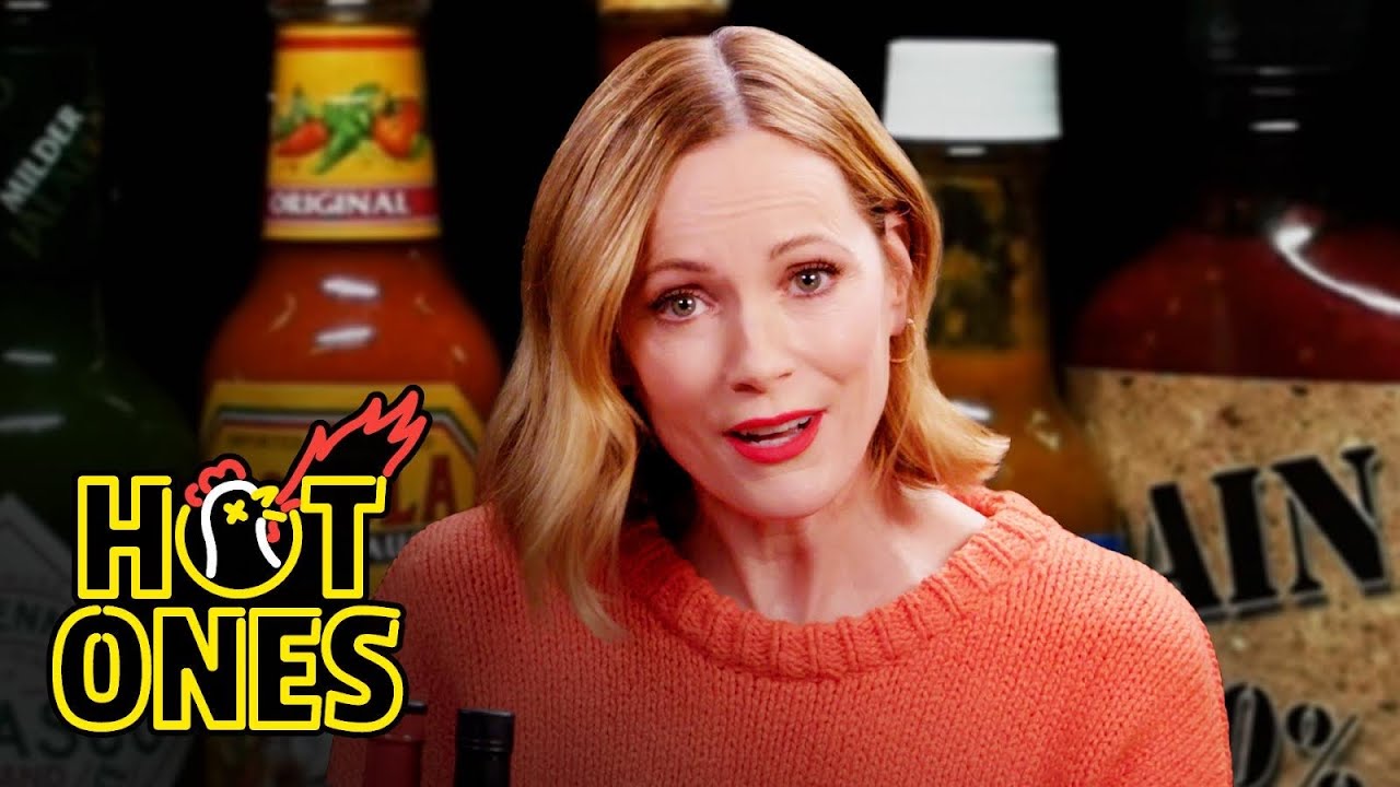 Leslie Mann Gets Revenge While Eating Spicy Wings | Hot Ones