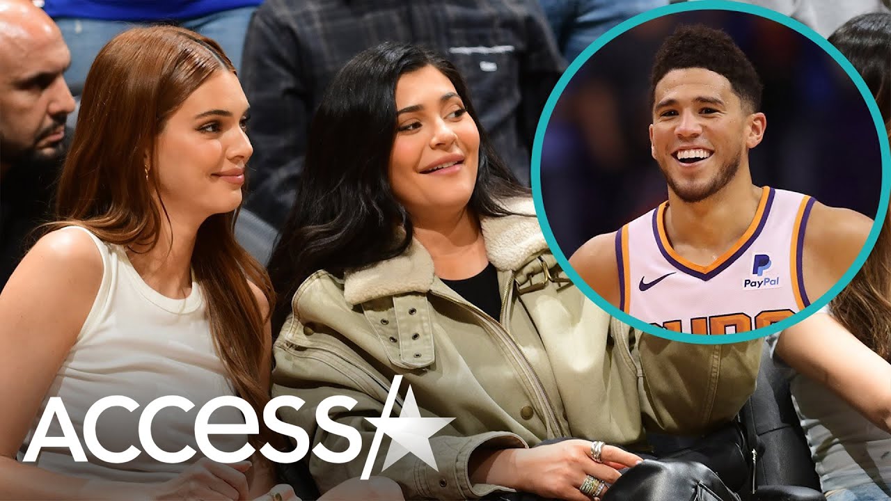 Kylie & Kendall Jenner Cheer on Kendall’s Boyfriend Devin Booker at NBA Game