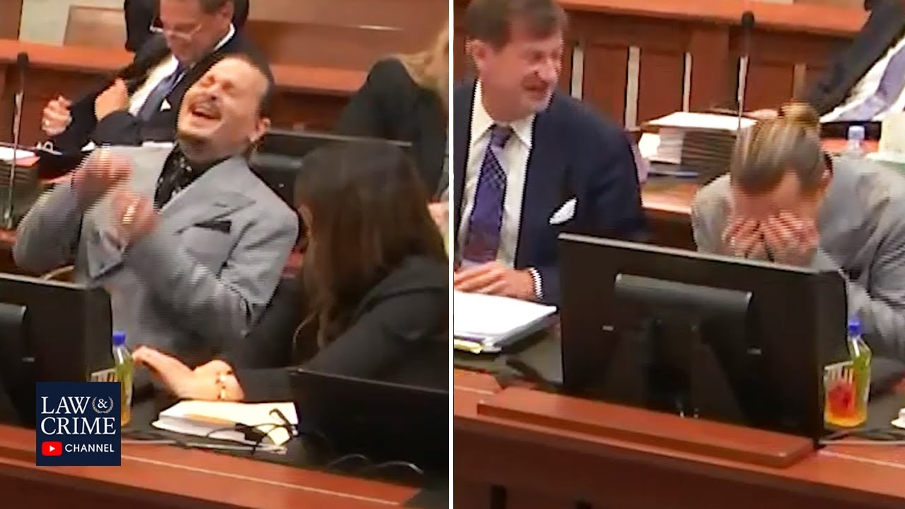 Camille Vasquez Makes Johnny Depp Laugh Hysterically in Court