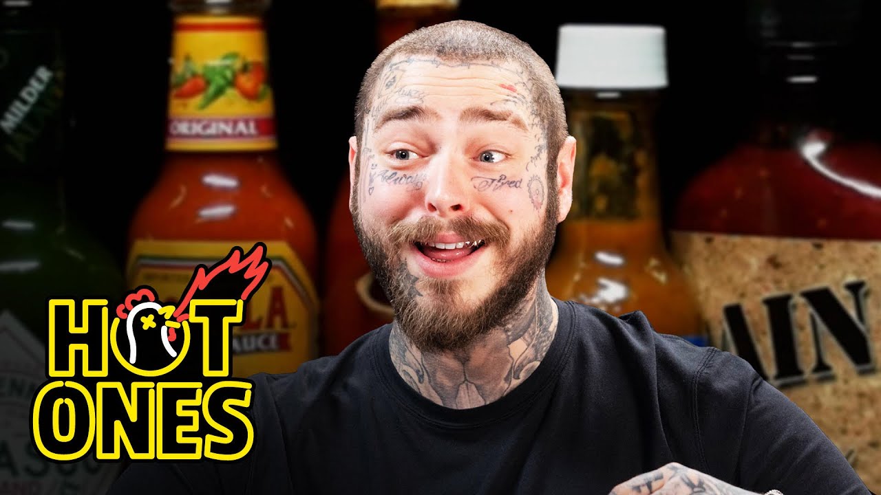 Post Malone Has His Brain Hacked By Spicy Wings | Hot Ones