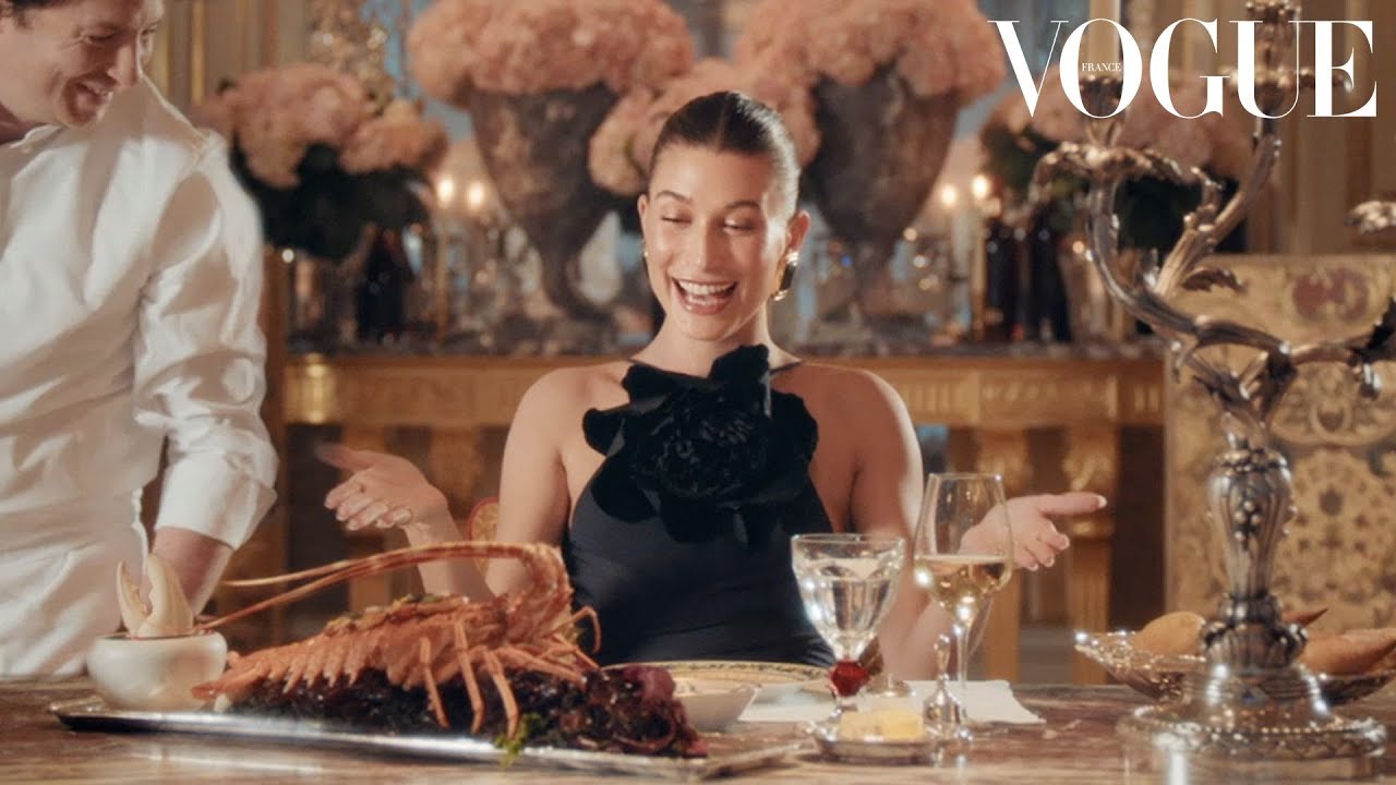 Hailey Bieber teste la cuisine traditionnelle française, avec Jean Imbert | Vogue France