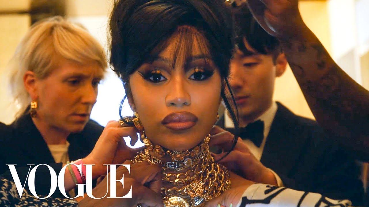 Behind Cardi B’s Golden Met Gala Dress | Vogue