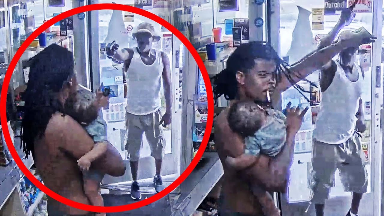 Dad With Baby Fights Off Man Who Pointed Gun at Him: Cops