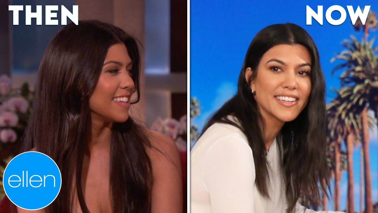 Then and Now: Kourtney Kardashian’s First and Last Appearances on The Ellen Show