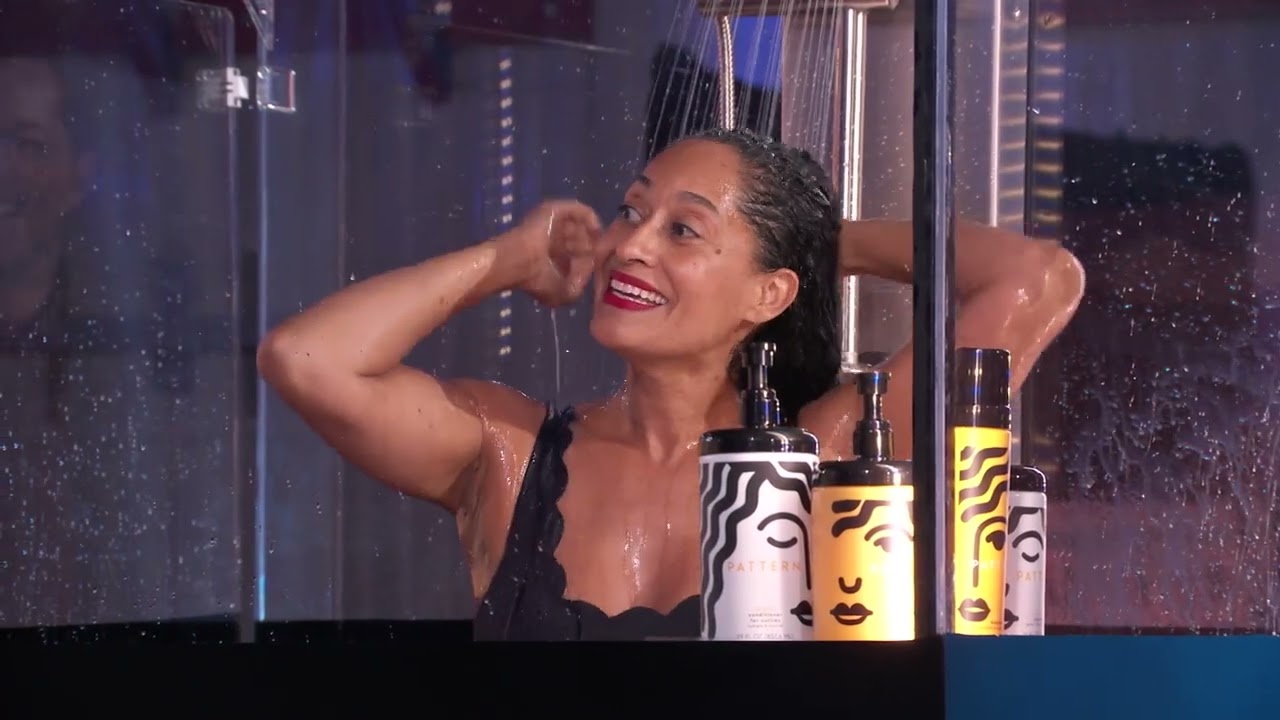 Tracee Ellis Ross TAKES A SHOWER LIVE at #BeautyFest | Pattern Beauty