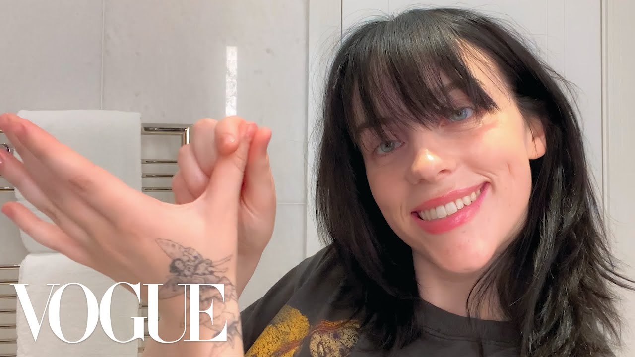 Billie Eilish’s Post-Show Beauty Routine | Beauty Secrets | Vogue