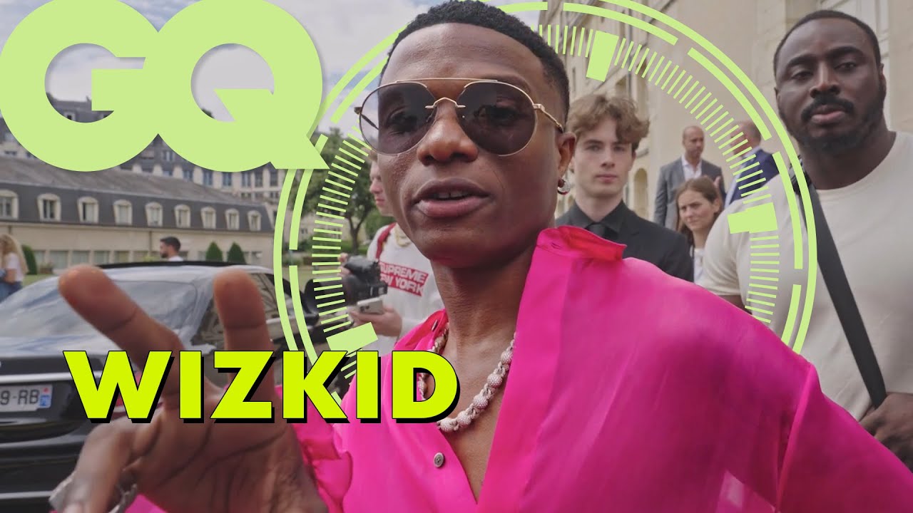 Wizkid se prépare pour le défilé Dior, à Paris | GQ