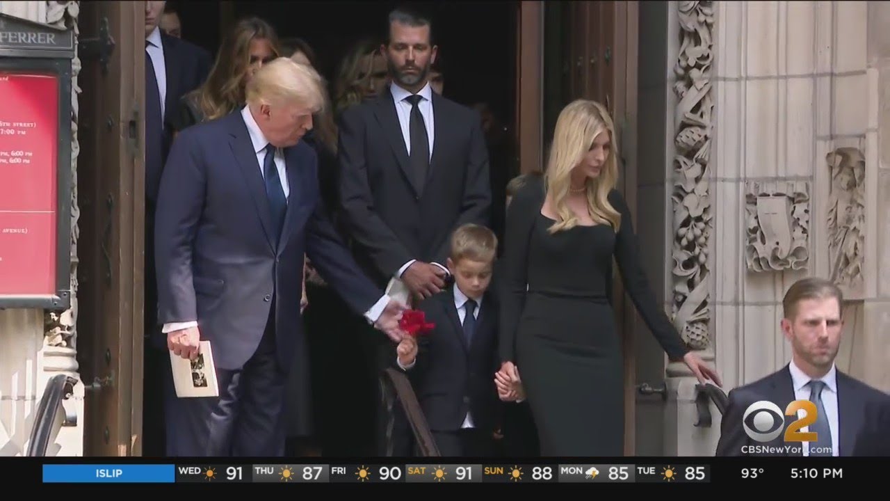 Funeral service held for Ivana Trump