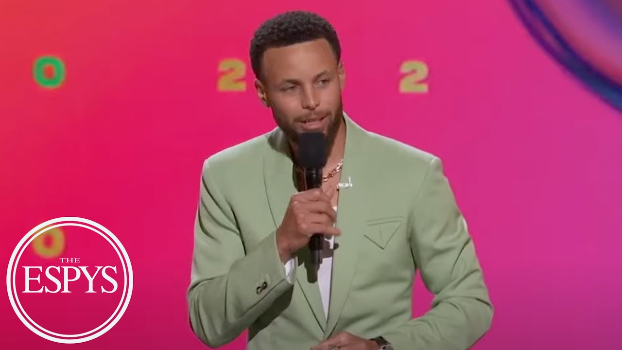 Steph Curry’s opening monologue at the 2022 ESPYS