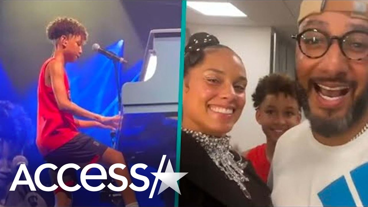 Alicia Keys’ 11-Year-Old Son Egypt Stuns Crowd w/ Impressive Solo Piano Performance