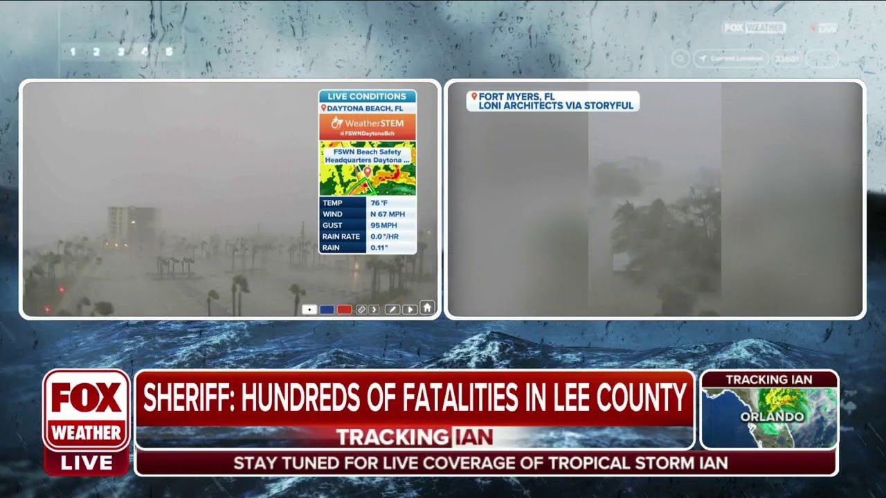 Sheriff: Death Toll In “Hundreds” In Lee County, FL During Hurricane Ian