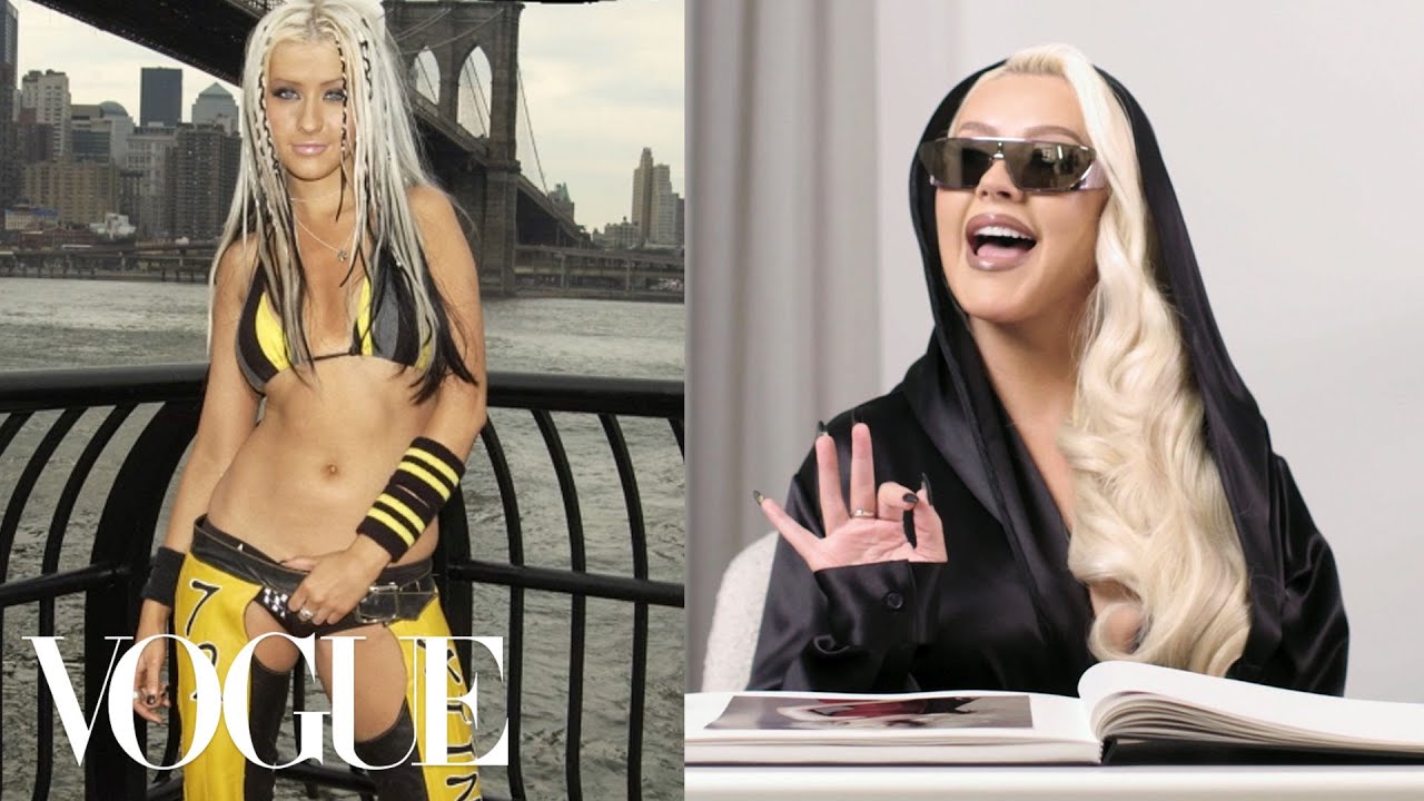 Christina Aguilera Breaks Down 12 Looks From Moulin Rouge to Dirrty | Life in Looks | Vogue