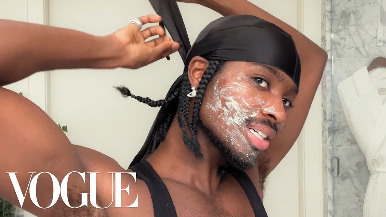 Model Alton Mason’s Hydrating Skin-Care Routine | Beauty Secrets | Vogue