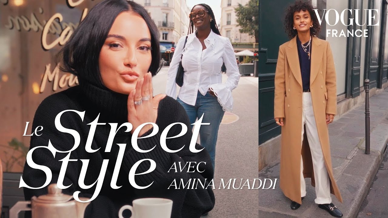 What are People Wearing in Paris during Autumn? Ft. Amina Muaddi | LE STREET STYLE | Vogue France