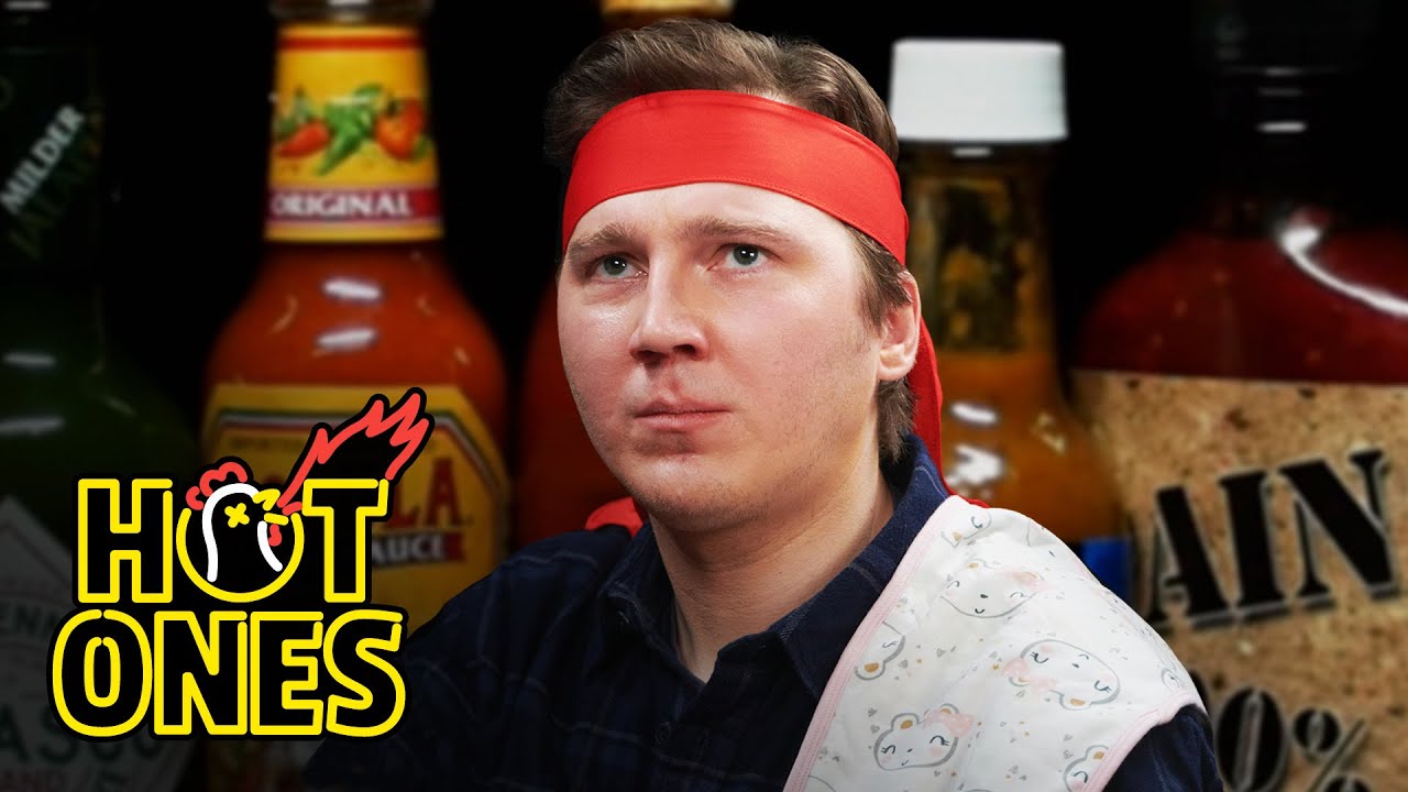 Paul Dano Needs a Burp Cloth While Eating Spicy Wings | Hot Ones