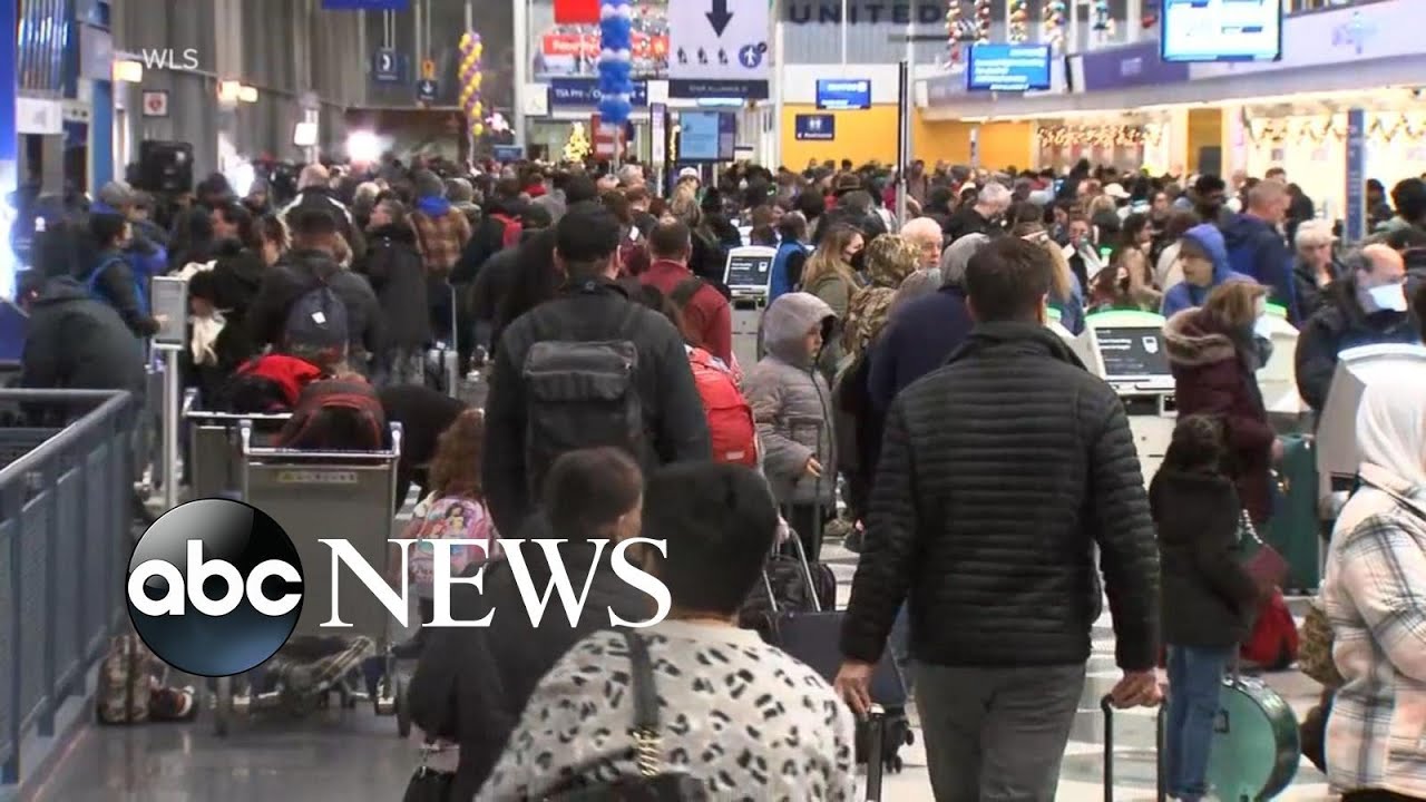 Storm forces cancellations of holiday flights