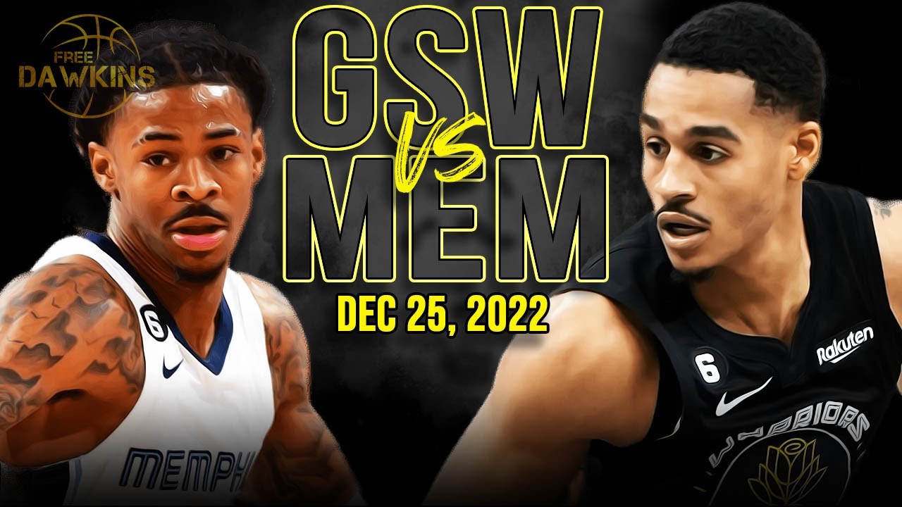 Golden State Warriors vs Memphis Grizzlies Full Game Highlights | NBA Christmas 2022