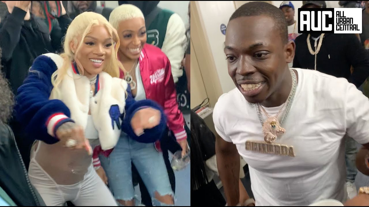 Bobby Shmurda Goes Crazy After Meeting Glorilla Backstage At Wildn Out NYC