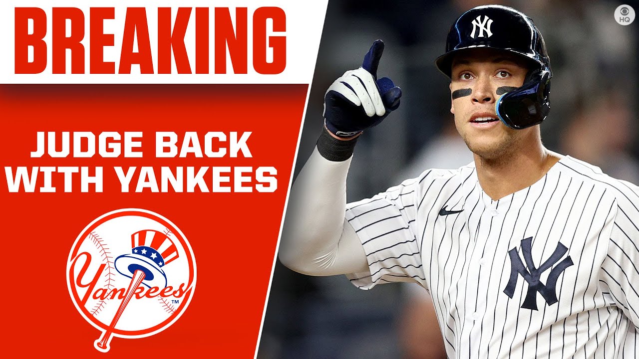 Aaron Judge agrees to MASSIVE 9-year, $360M deal to return to Yankees