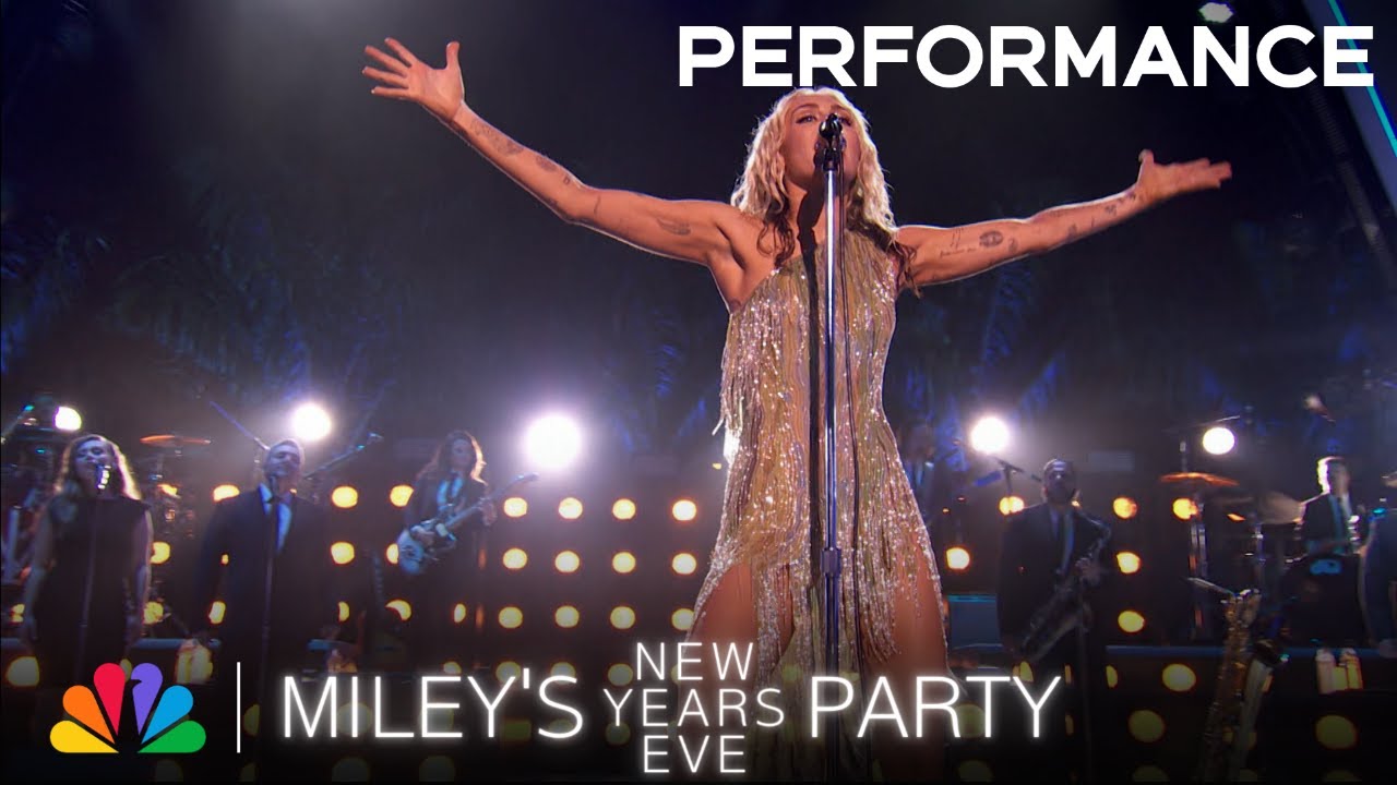 Miley Cyrus Performs “Midnight Sky” with FLETCHER | Miley’s New Year’s Eve Party on NBC