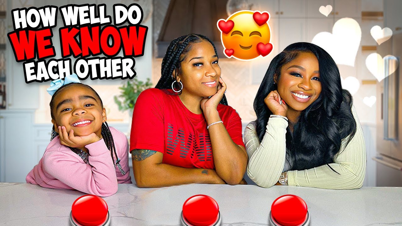 How Well Do We Know Eachother ⁉️With My Beautiful Daughters Reign Had Us Laughing The whole time