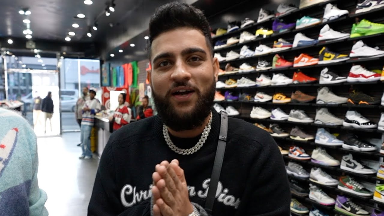 Karan Aujla Goes Shopping For Sneakers With CoolKicks