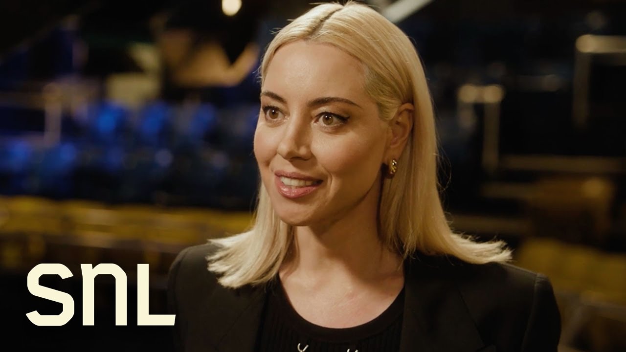 Aubrey Plaza Shows Off Her Impersonation Skills to Chloe Fineman – SNL