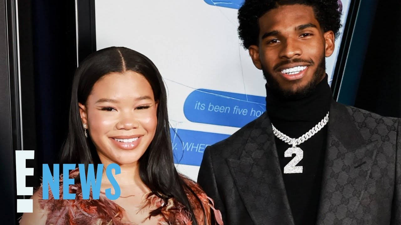 Storm Reid Goes Red Carpet Official With Deion Sanders’ Son Shedeur | E! News