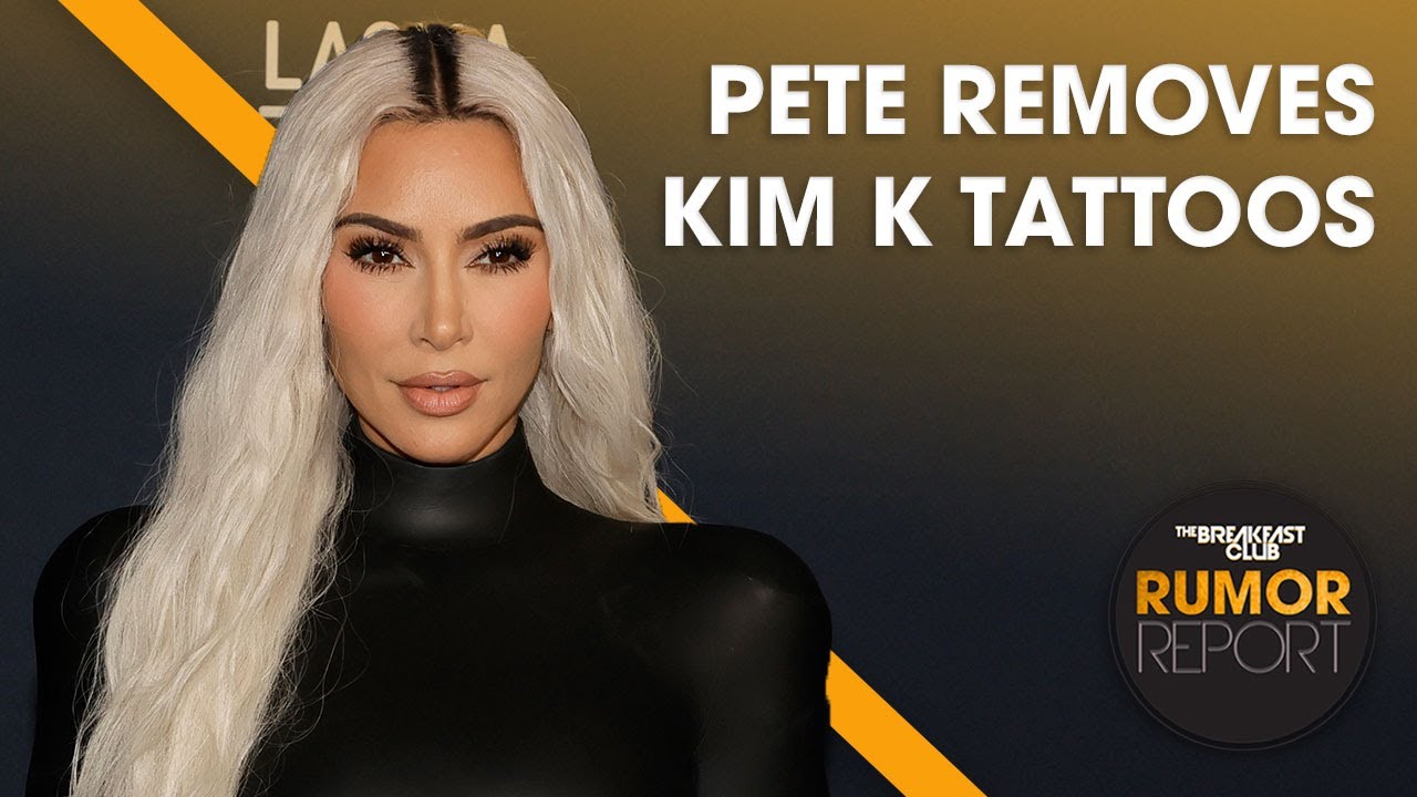 Pete Davidson Removes Kim Kardashian Related Tattoos + More