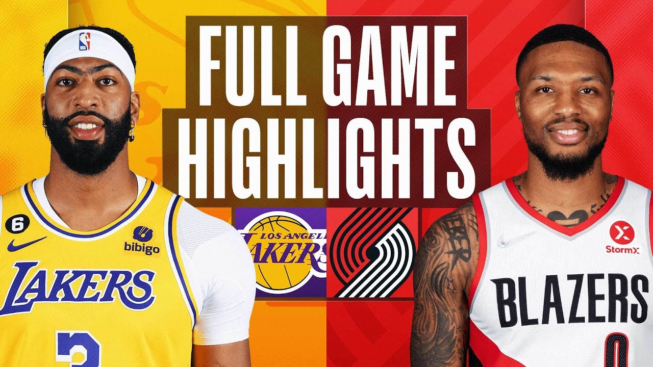 LAKERS at TRAIL BLAZERS | FULL GAME HIGHLIGHTS |