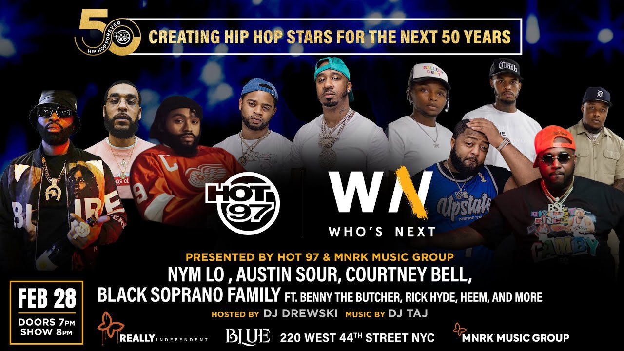 Who’s Next Presents: BSF w/ Benny The Butcher, Nym Lo, Austin Sour + Courtney Bell LIVE!