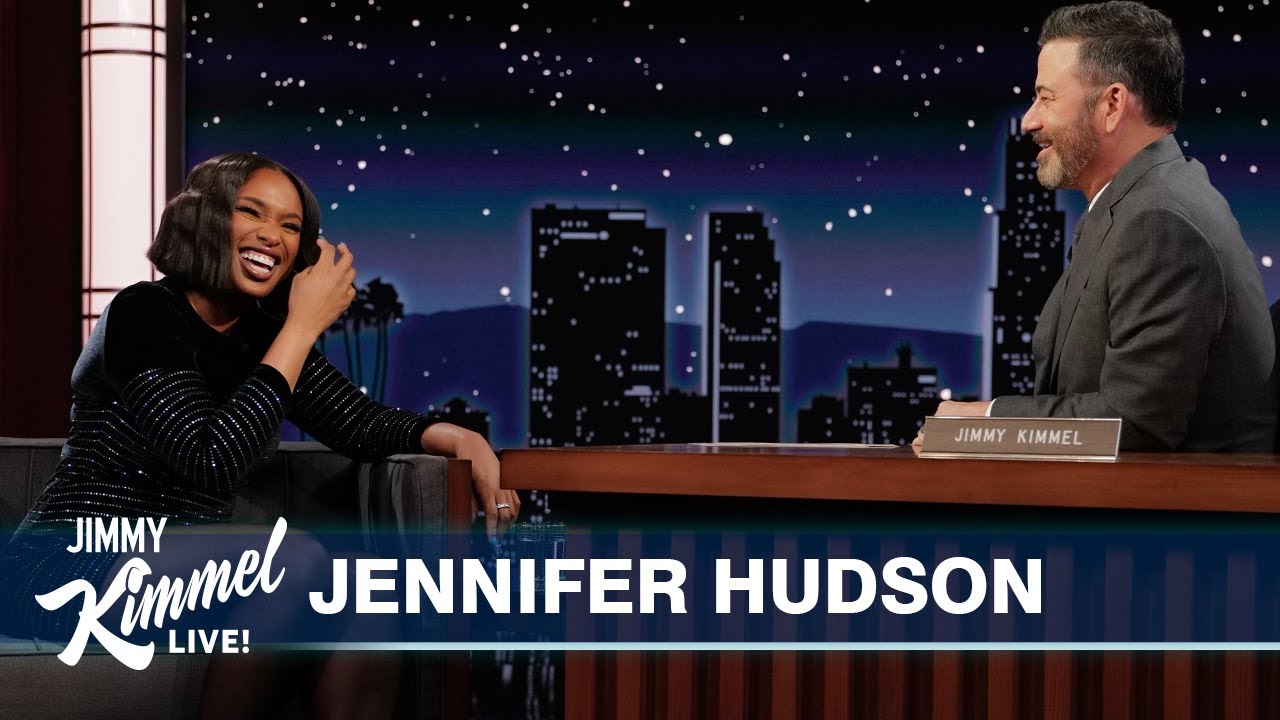 Jennifer Hudson on Hosting Her Own Talk Show & She Sings Texts from Kimmel Staffers’ Parents