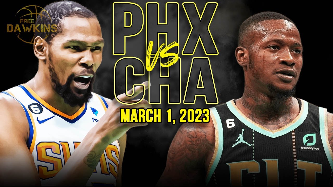 Phoenix Suns vs Charlotte Hornets Full Game Highlights |