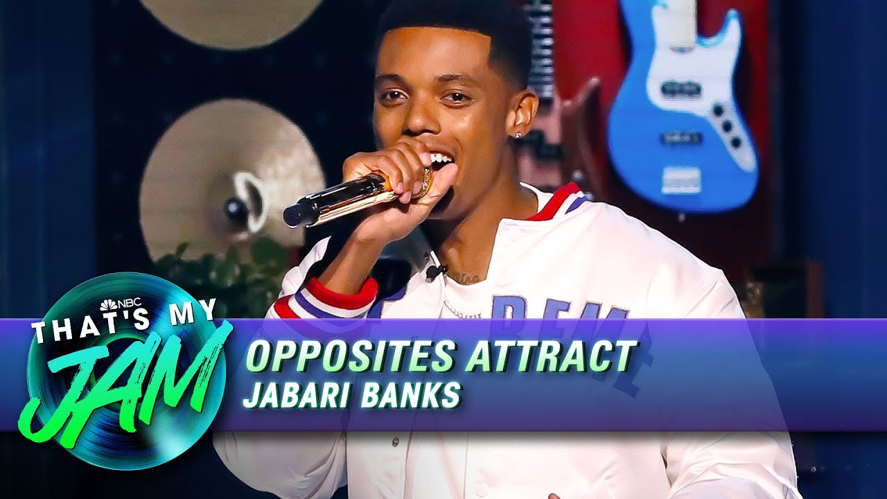 Opposites Attract: Jabari Banks Sings Usher’s “Yeah!” to Ariana Grande’s “no tears left to cry”