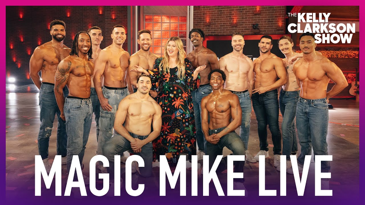 Magic Mike Live Tour Brings Spicy Performance To The Kelly Clarkson Show!
