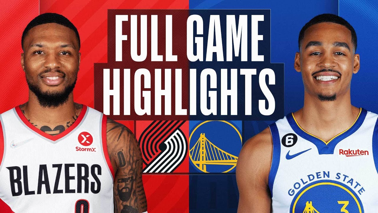 TRAIL BLAZERS at WARRIORS | FULL GAME HIGHLIGHTS |