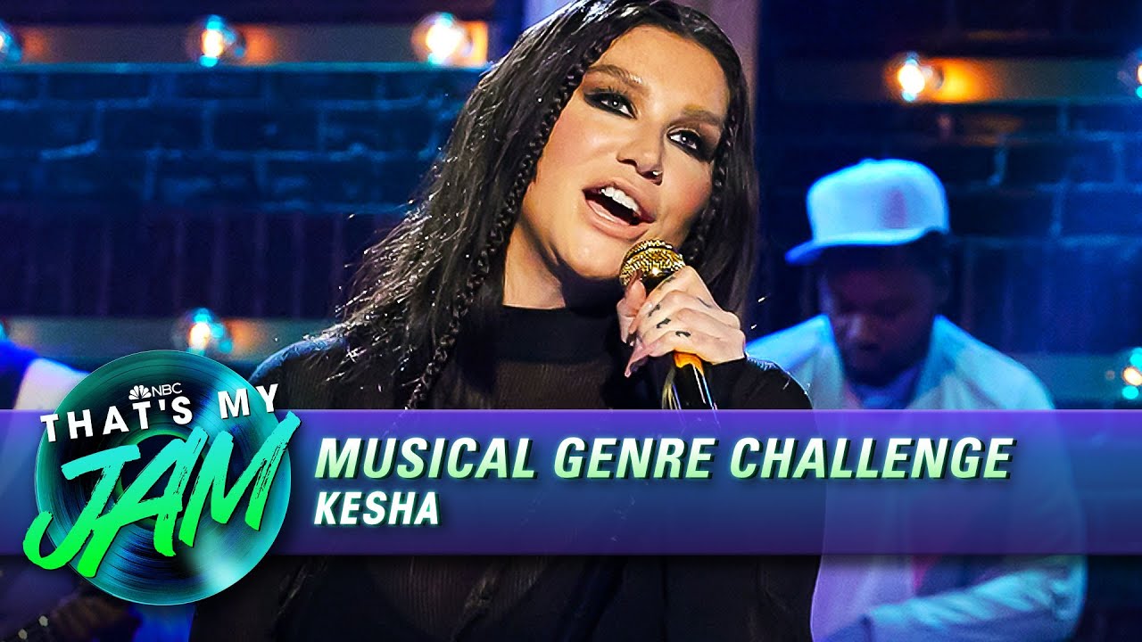 Musical Genre Challenge: Kesha Sings a Glam Rock Version of Rihanna’s “Umbrella”