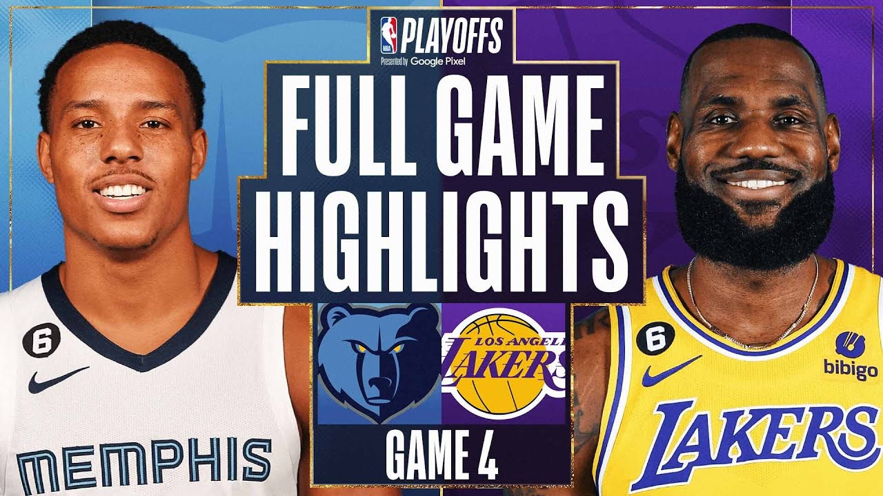 #2 GRIZZLIES at #7 LAKERS | FULL GAME 4 HIGHLIGHTS