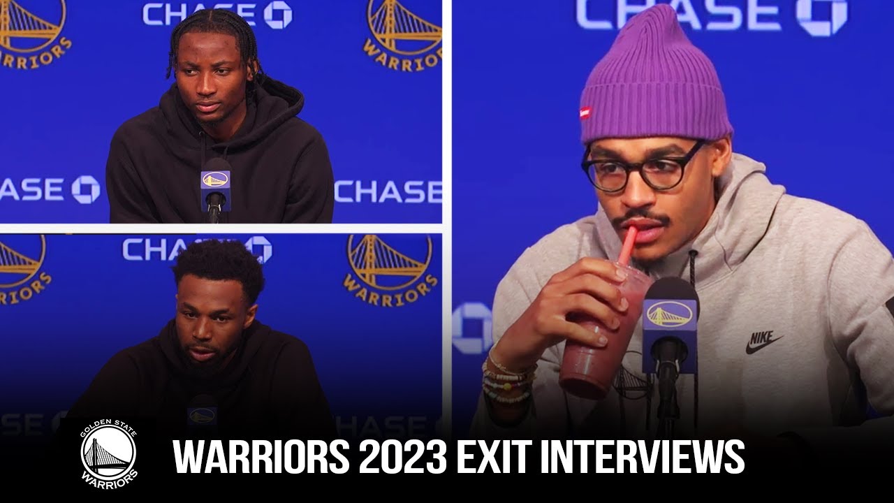 Jordan Poole On The Draymond Punch Effects, Kuminga, Wiggs On Dubs Season | 2023 GSW Exit Interviews