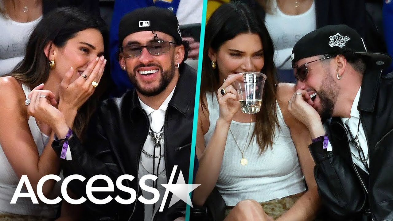 Kendall Jenner & Bad Bunny Get Cozy At Lakers Game