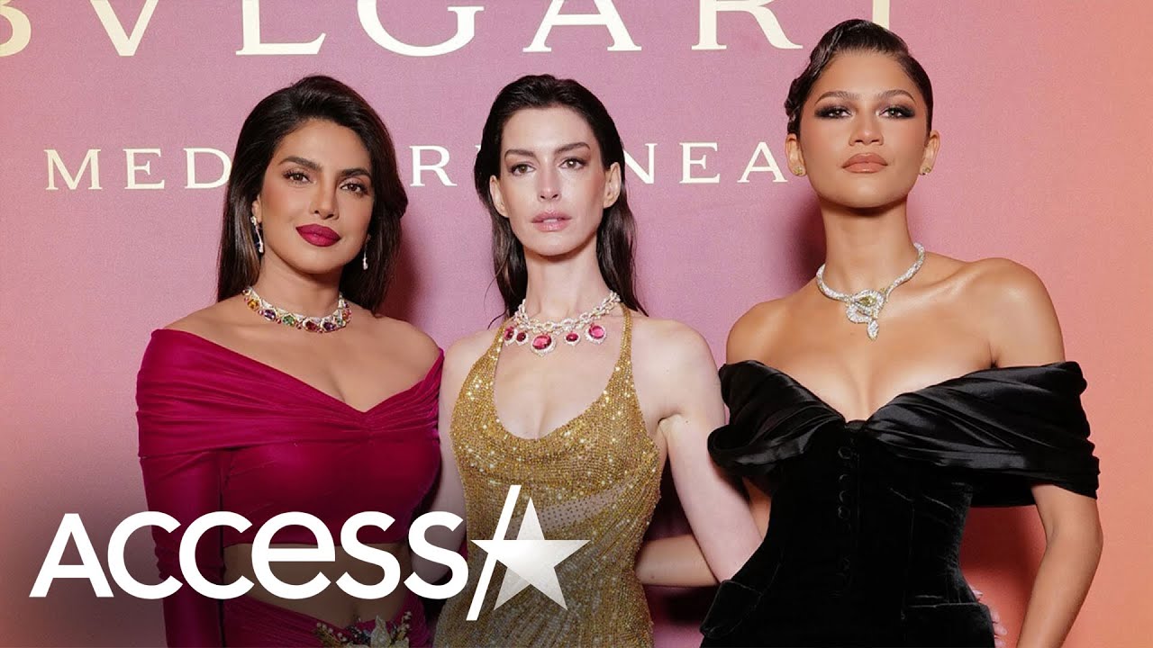 Zendaya, Priyanka Chopra & Anne Hathaway STUN At Event In Venice