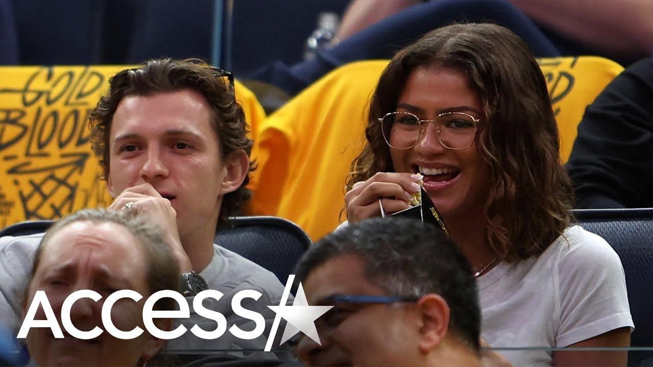 Zendaya & Tom Holland’s Cute Date Night At NBA Playoff Game