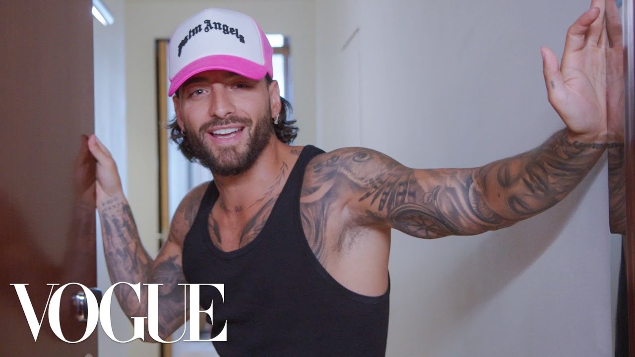 Maluma Gets Ready for Pharrell’s Louis Vuitton Show | Vogue