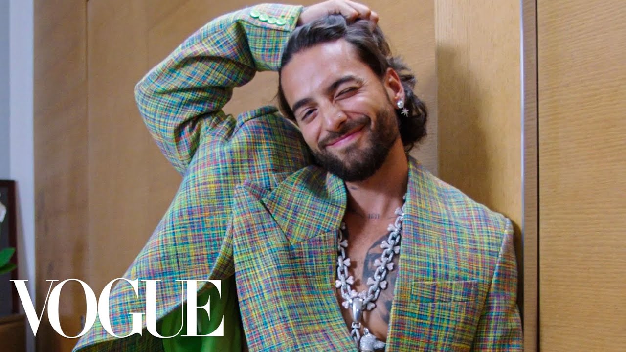 Maluma Gets Ready for Pharrell’s Louis Vuitton Show | Vogue