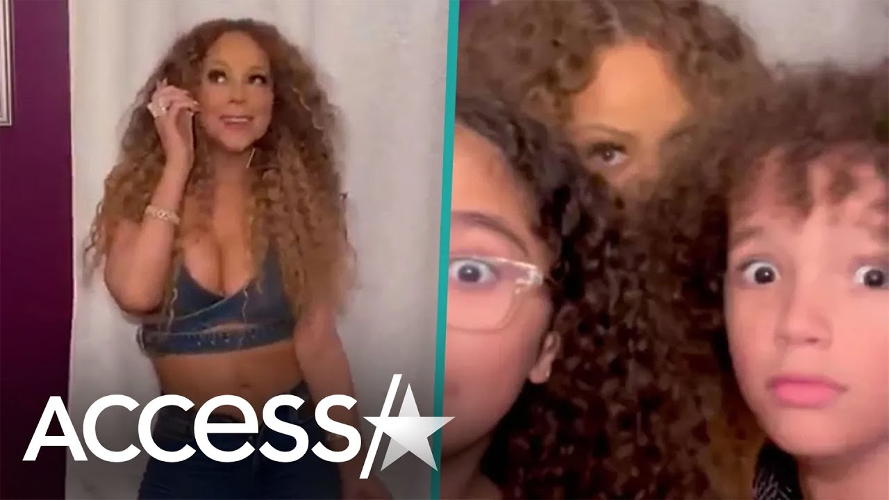 Mariah Carey’s Twins Monroe and Moroccan Join Her For ‘Touch My Body’ TikTok Dance
