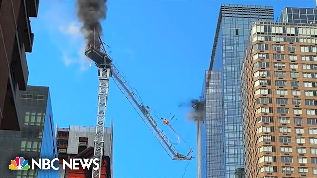 WATCH: Video shows moment NYC crane collapses