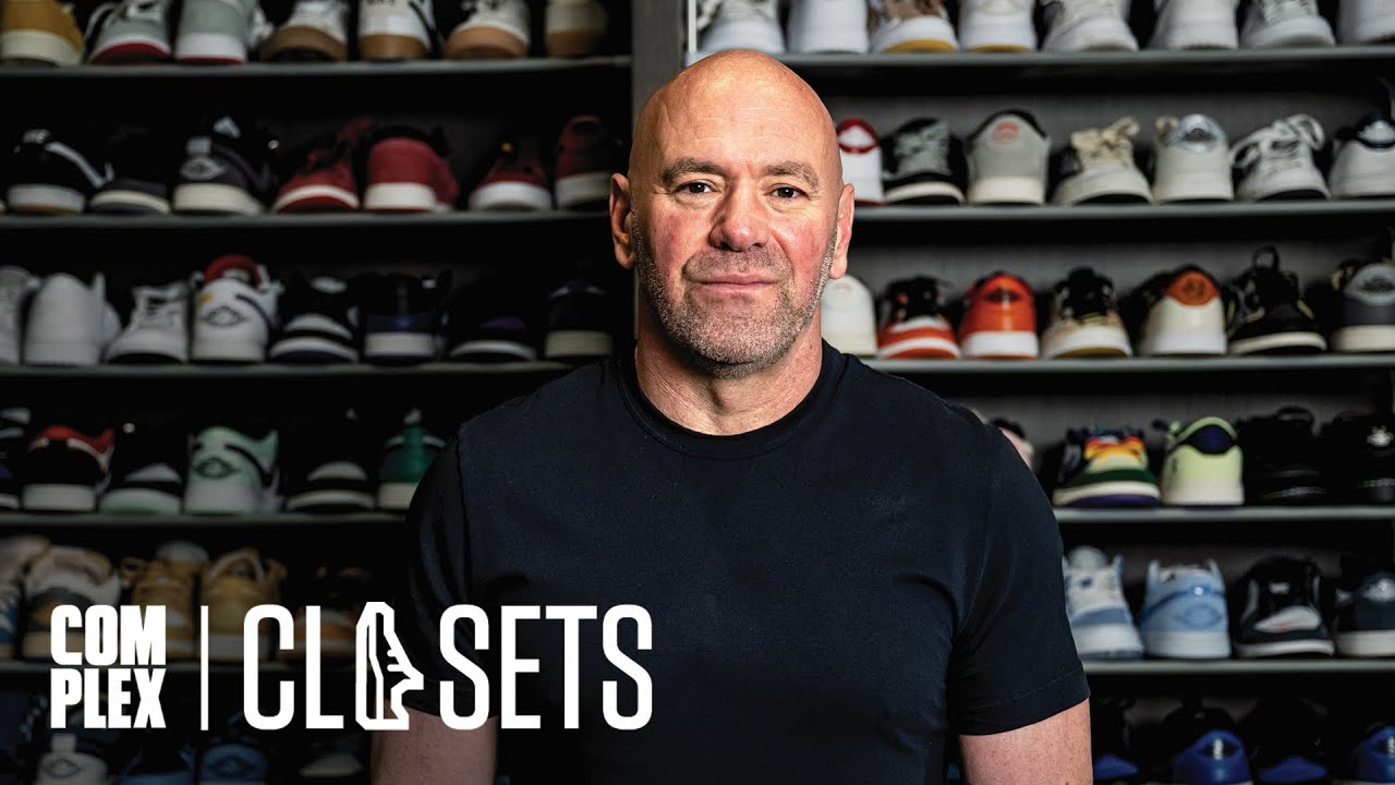 Dana White Shows Off $100k-A-Year Sneaker Collection And Rare Travis Scott Customs: Complex Closets