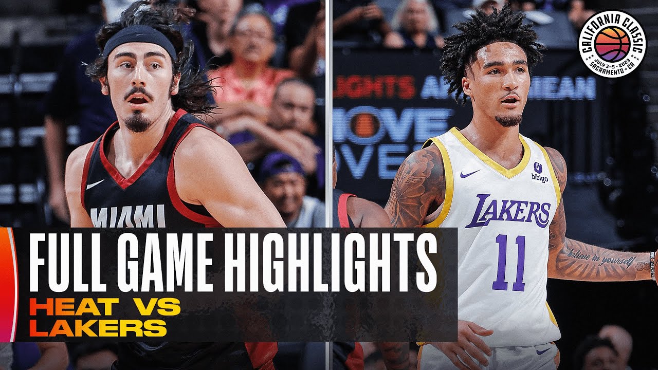 HEAT vs LAKERS | CALIFORNIA CLASSIC | FULL GAME HIGHLIGHTS