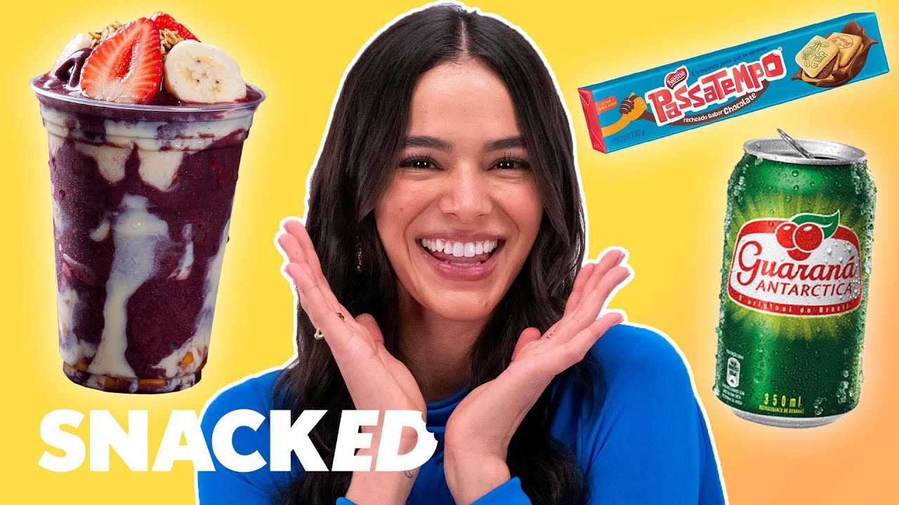 Blue Beetle’s Bruna Marquezine Breaks Down Her Favorite Snacks | Snacked