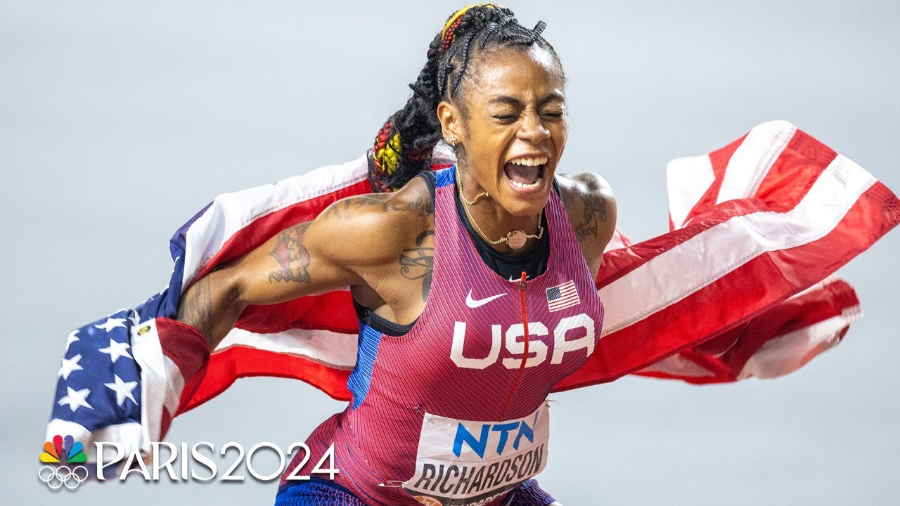 WOW! Sha’Carri Richardson wins IMPROBABLE WORLD TITLE with CHAMPIONSHIP RECORD | NBC Sports